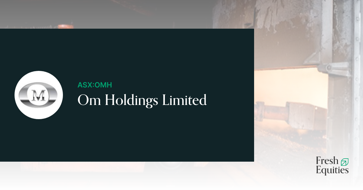 Share price holdings om OM Holdings